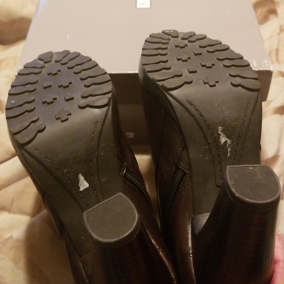 5TH AVENUE, Dark Brown Leather, Boots, NWOT - Picture 4 of 8